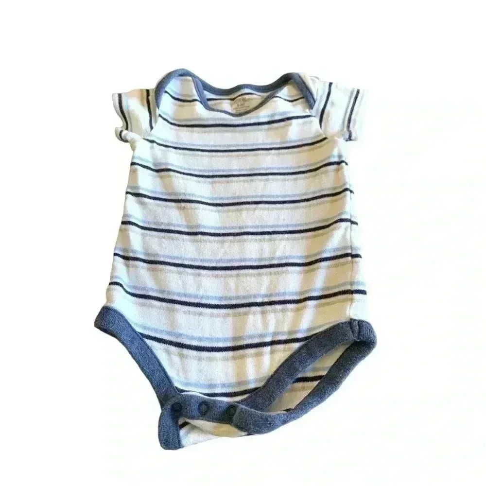 [5 for $25] soft cotton onesie, by George,  size 0-3 months, EUC